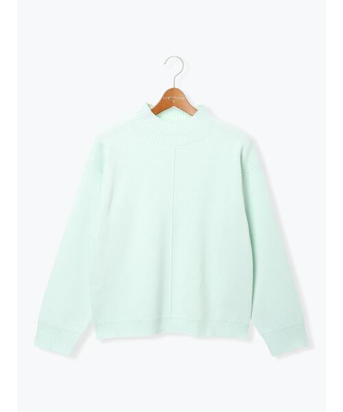 Lugnoncure(ルノンキュール)の「コットンタッチハイネックニットプルオーバー(ニット/セーター・レディース・イエロー/ネイビー/ブラック/オフホワイト/ミント・F)」の21枚目の写真