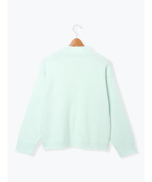 Lugnoncure(ルノンキュール)の「コットンタッチハイネックニットプルオーバー(ニット/セーター・レディース・イエロー/ネイビー/ブラック/オフホワイト/ミント・F)」の22枚目の写真