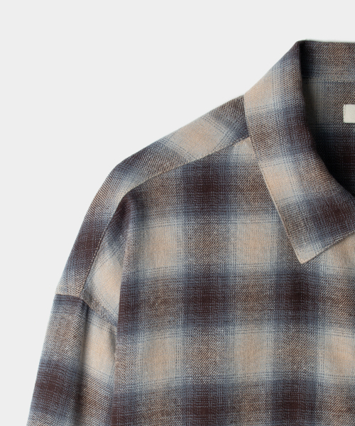 INDUST(インダスト)の「アッシュフォードチェックシャツ_ネイビー(シャツ/ブラウス・レディース・ネイビー・1(S)/2(M)/3(L))」の5枚目の写真