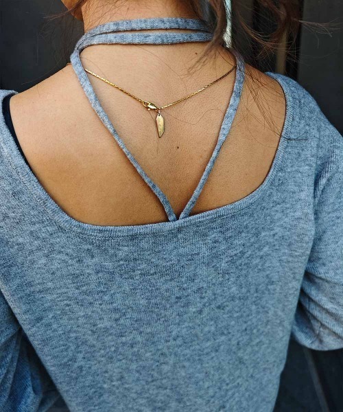 esutoreja（エストレジャ）の「チョーカーニットワンピース（ワンピース・レディース・グレー・FREE）」の8枚目の写真