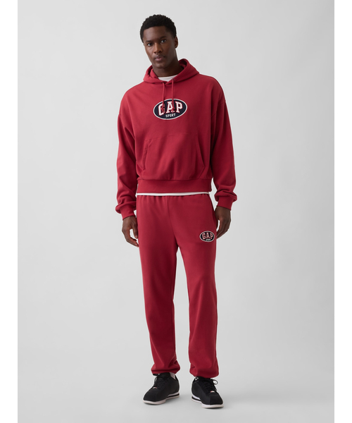 GAP（ギャップ）の「ヴィンテージソフト フレンチテリー GAPロゴ リラックスフィット ジョガーパンツ（スウェットパンツ・メンズ・ホワイト/ネイビー/ブラック/レッド・XL/S/XS/L/M）」の7枚目の写真
