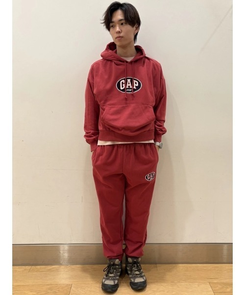 GAP（ギャップ）の「ヴィンテージソフト フレンチテリー GAPロゴ リラックスフィット ジョガーパンツ（スウェットパンツ・メンズ・ホワイト/ネイビー/ブラック/レッド・XL/S/XS/L/M）」の19枚目の写真