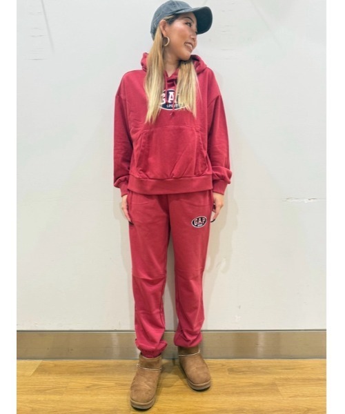 GAP（ギャップ）の「ヴィンテージソフト フレンチテリー GAPロゴ リラックスフィット ジョガーパンツ（スウェットパンツ・メンズ・ホワイト/ネイビー/ブラック/レッド・XL/S/XS/L/M）」の21枚目の写真