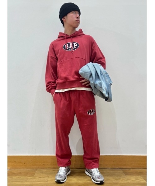 GAP（ギャップ）の「ヴィンテージソフト フレンチテリー GAPロゴ リラックスフィット ジョガーパンツ（スウェットパンツ・メンズ・ホワイト/ネイビー/ブラック/レッド・XL/S/XS/L/M）」の22枚目の写真