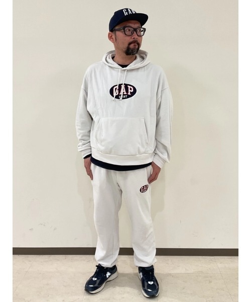 GAP(ギャップ)の「ヴィンテージソフト フレンチテリー GAPロゴ リラックスフィット ジョガーパンツ(スウェットパンツ・メンズ・ホワイト/ネイビー/ブラック/レッド・XL/S/XS/L/M)」の18枚目の写真