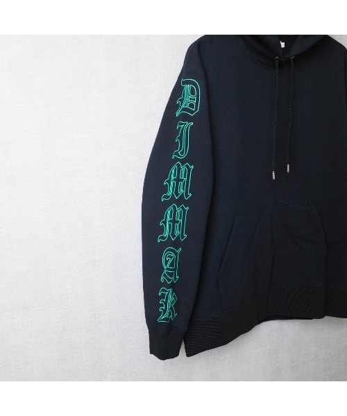 DIM MAK（ディムマック）の「【PH1】【DIM MAK】LOGO SLEEVE COTTON WOOL PARKA DIM-16FHD-002（パーカー・メンズ・ブラック・MEDIUM/LARGE）」の9枚目の写真
