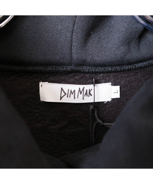 DIM MAK（ディムマック）の「【PH1】【DIM MAK】LOGO SLEEVE COTTON WOOL PARKA DIM-16FHD-002（パーカー・メンズ・ブラック・MEDIUM/LARGE）」の5枚目の写真