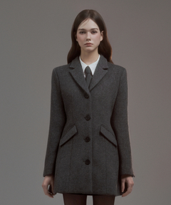 OVER SHOULDER PEAKED LAPEL COAT（テーラードジャケット）｜CLANE