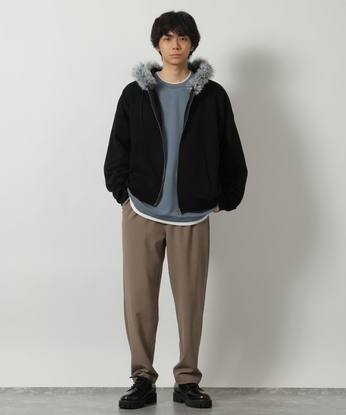 LAKOLE（ラコレ）の「レイヤーダンボールロンT / 640300（Tシャツ/カットソー・メンズ・ブラック/ブルー/グレー・LARGE/MEDIUM）」の14枚目の写真