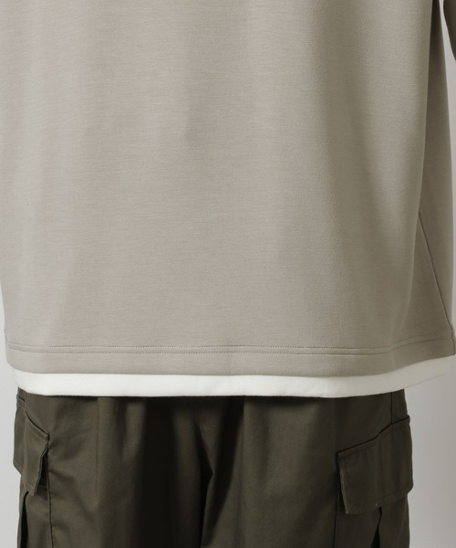 LAKOLE（ラコレ）の「レイヤーダンボールロンT / 640300（Tシャツ/カットソー・メンズ・ブラック/ブルー/グレー・LARGE/MEDIUM）」の10枚目の写真