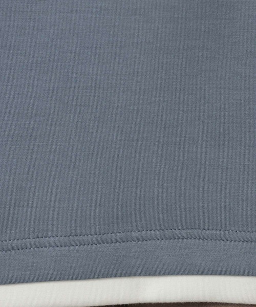 LAKOLE（ラコレ）の「レイヤーダンボールロンT / 640300（Tシャツ/カットソー・メンズ・ブラック/ブルー/グレー・LARGE/MEDIUM）」の5枚目の写真