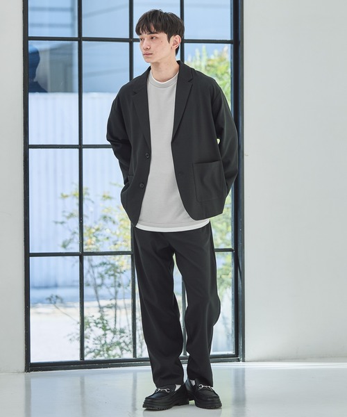 LAKOLE（ラコレ）の「レイヤーダンボールロンT / 640300（Tシャツ/カットソー・メンズ・ブラック/ブルー/グレー・LARGE/MEDIUM）」の18枚目の写真