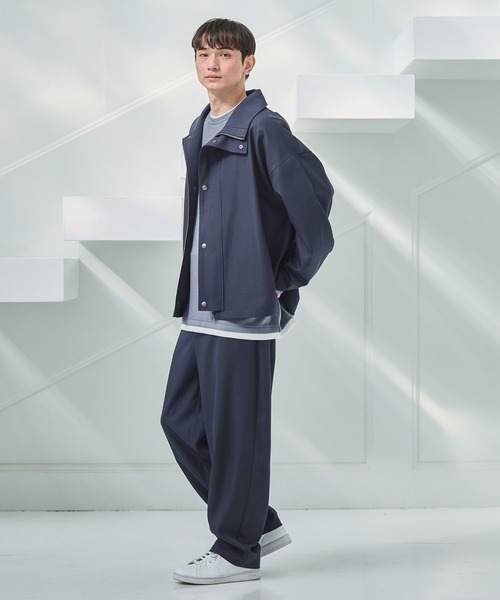 LAKOLE（ラコレ）の「レイヤーダンボールロンT / 640300（Tシャツ/カットソー・メンズ・ブラック/ブルー/グレー・LARGE/MEDIUM）」の20枚目の写真