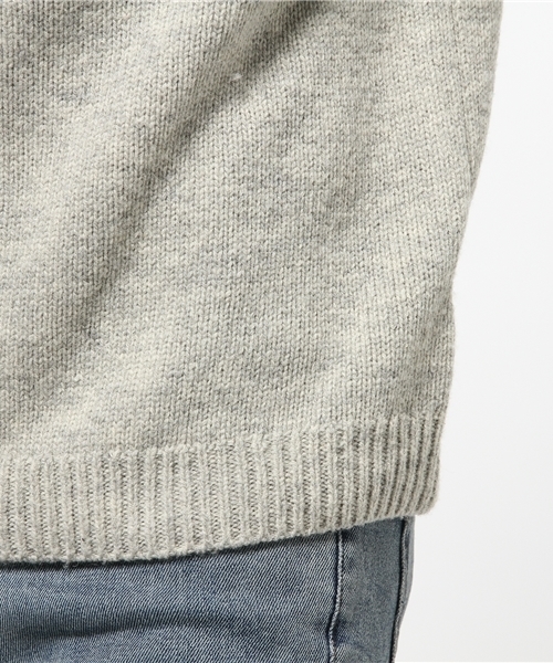 CIAOPANIC（チャオパニック）の「【Ciaopanic】　ウォッシャブル天竺編みタートルネック（ニット/セーター・メンズ・ネイビー/ホワイト/グレー/グリーン・MEDIUM/LARGE）」の7枚目の写真