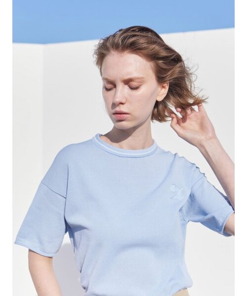 AYIHOLIC CASHMERE(アイホリックカシミア)の「セミオーバー ローリングアップ ラウンドニット(ニット/セーター・レディース・その他・FREE)」の8枚目の写真
