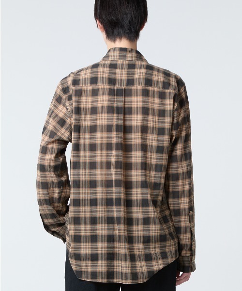 SHOOP （シュープ）の「SHOOP CHECK EVERYDAY SHIRT (SHSS26005)（シャツ/ブラウス・メンズ・ブラウン系その他・LARGE/MEDIUM）」の4枚目の写真