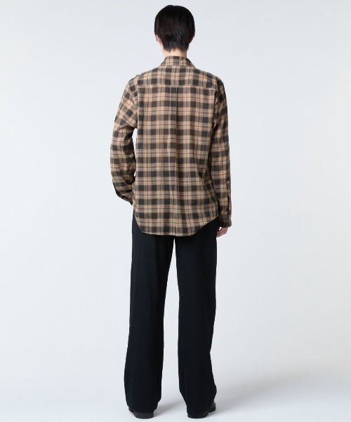 SHOOP （シュープ）の「SHOOP CHECK EVERYDAY SHIRT (SHSS26005)（シャツ/ブラウス・メンズ・ブラウン系その他・LARGE/MEDIUM）」の7枚目の写真
