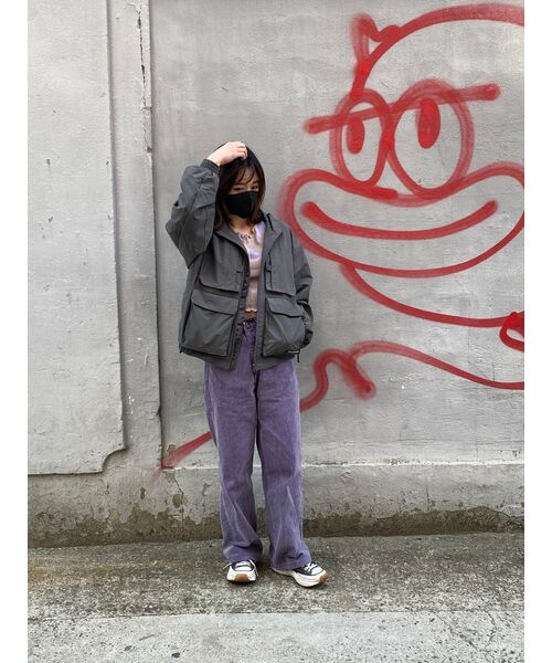 SECONDMONO（セカンドモノローグ）の「Nylon Wind Field Jacket [DGRAY]_COOSJP026DGRAY（ナイロンジャケット・レディース・その他・M/S/XL/L）」の8枚目の写真