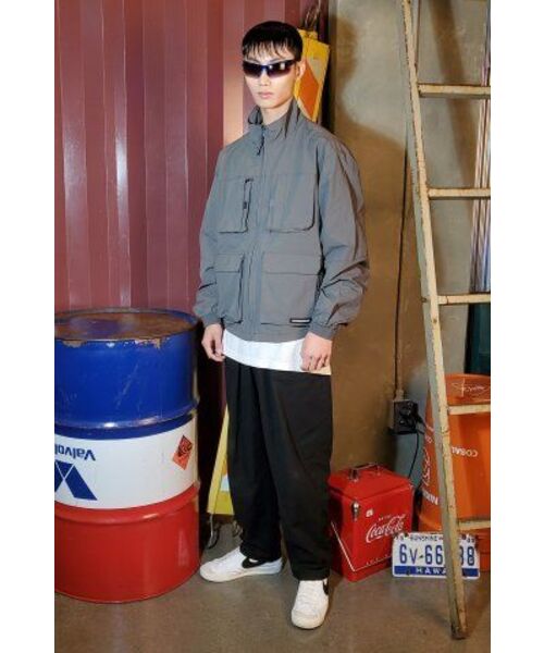 SECONDMONO（セカンドモノローグ）の「Nylon Wind Field Jacket [DGRAY]_COOSJP026DGRAY（ナイロンジャケット・レディース・その他・M/S/XL/L）」の11枚目の写真