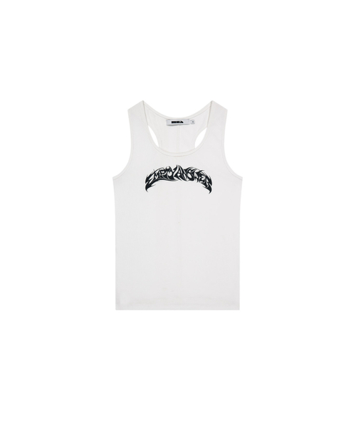 MEA（メア）の「EMPTY ANSWER TANK TOP [WHITE]（Tシャツ/カットソー・メンズ・ホワイト・FREE）」の2枚目の写真