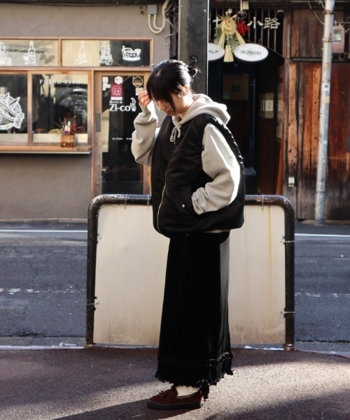 VANS（バンズ）の「【BILLY'S EXCLUSIVE】JOCKEY BOMBER VEST　126R1083507（MA-1・メンズ・ブラック・LARGE/MEDIUM）」の10枚目の写真