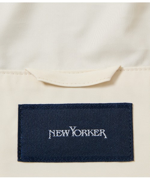 NEWYORKER(ニューヨーカー)の「【撥水・ウォッシャブル】ライトタフタ フーデットアウター(その他アウター・レディース・ネイビー/アイボリー・9号/11号)」の10枚目の写真