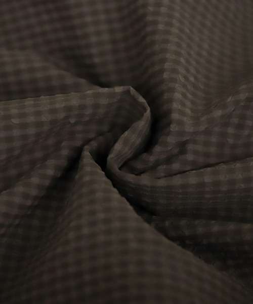 select MOCA by son（セレクトモカバイソン）の「サッカーチェックバルーンタンクトップ【by SON】（タンクトップ・レディース・ブラウン/グレイッシュベージュ・FREE）」の3枚目の写真