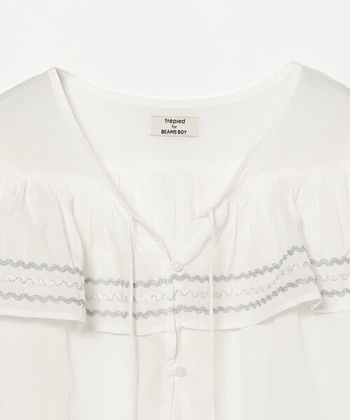 trepied(トレピエ)の「【別注】trepied / ティアード ブラウス(シャツ/ブラウス・レディース・ホワイト/ブラック・ONE SIZE)」の19枚目の写真