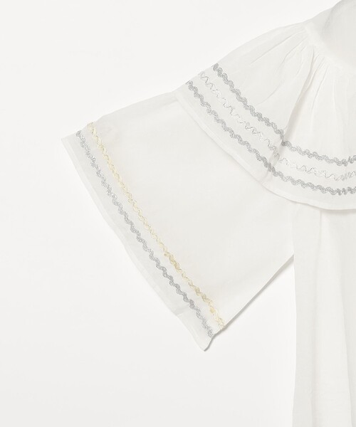 trepied(トレピエ)の「【別注】trepied / ティアード ブラウス(シャツ/ブラウス・レディース・ホワイト/ブラック・ONE SIZE)」の20枚目の写真