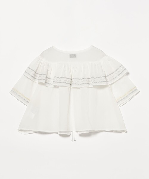 trepied(トレピエ)の「【別注】trepied / ティアード ブラウス(シャツ/ブラウス・レディース・ホワイト/ブラック・ONE SIZE)」の22枚目の写真