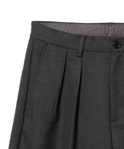 BEAMS（ビームス）の「【ワイドストレートフィット】ショート スラックス（スラックス・メンズ・チャコールグレー/ブラック・S/M/L/XL）」の16枚目の写真