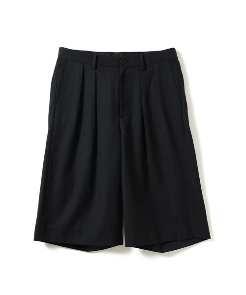 BEAMS（ビームス）の「【ワイドストレートフィット】ショート スラックス（スラックス・メンズ・チャコールグレー/ブラック・S/M/L/XL）」の4枚目の写真