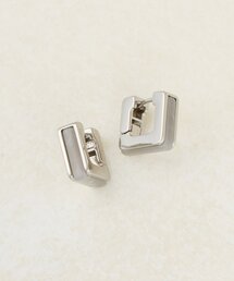 DISCOAT（ディスコート）の「【GOLDY】マーブルスクエアピアス（ピアス（両耳用））」