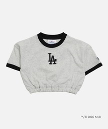 JAM & LINK（ジャムアンドリンク）の「〈MLB〉ショート丈半袖Tシャツ（Tシャツ/カットソー）」