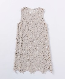 Bie（ビエ）の「スパンコール クロシェニットワンピース（チュニック）」