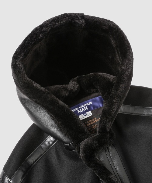 JUNYA WATANABE MAN（ジュンヤワタナベマン）の「「FILSON」W-NAME FAKEFUR COAT（その他アウター・メンズ・ブラック・XS）」の4枚目の写真