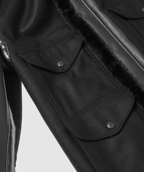 JUNYA WATANABE MAN（ジュンヤワタナベマン）の「「FILSON」W-NAME FAKEFUR COAT（その他アウター・メンズ・ブラック・XS）」の2枚目の写真