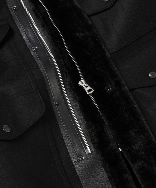 JUNYA WATANABE MAN（ジュンヤワタナベマン）の「「FILSON」W-NAME FAKEFUR COAT（その他アウター・メンズ・ブラック・XS）」の9枚目の写真