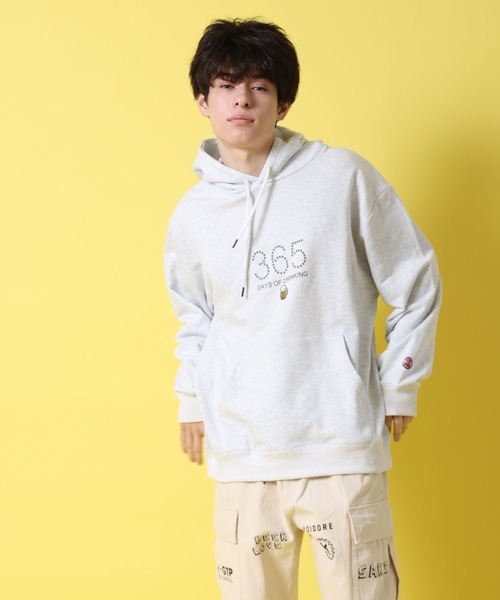 JACKROSE（ジャックローズ）の「YOIDORE ﾋﾞｰﾙ好き ｽｳｪｯﾄﾊﾟｰｶｰ（パーカー・メンズ・ブラック/ライトグレー・M/L/XL）」の18枚目の写真