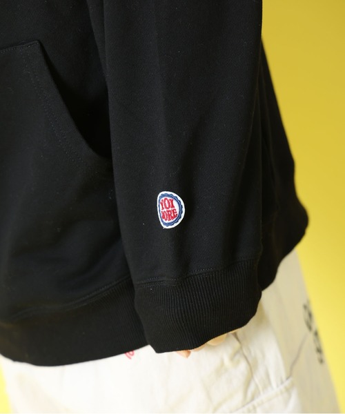 JACKROSE（ジャックローズ）の「YOIDORE ﾋﾞｰﾙ好き ｽｳｪｯﾄﾊﾟｰｶｰ（パーカー・メンズ・ブラック/ライトグレー・M/L/XL）」の15枚目の写真