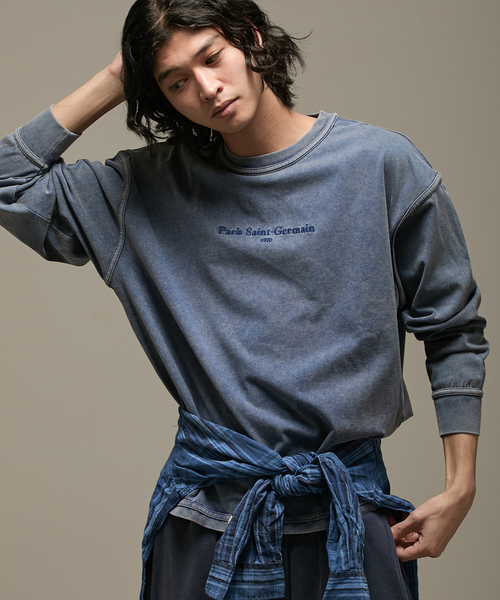 PARIS SAINT-GERMAIN(パリサンジェルマン)の「【Paris Saint-Germain / パリ・サン=ジェルマン】 JP FADE L/S(Tシャツ/カットソー・メンズ・ネイビー/ホワイト/ブラック・X-LARGE/MEDIUM/LARGE)」の3枚目の写真