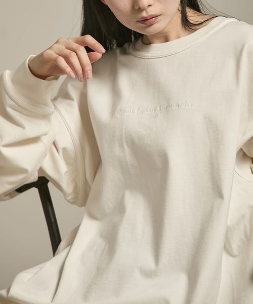 PARIS SAINT-GERMAIN(パリサンジェルマン)の「【Paris Saint-Germain / パリ・サン=ジェルマン】 JP FADE L/S(Tシャツ/カットソー・メンズ・ネイビー/ホワイト/ブラック・X-LARGE/MEDIUM/LARGE)」の2枚目の写真