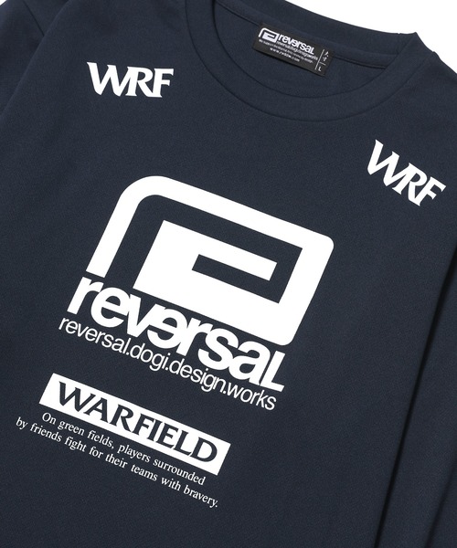 reversal.dogi.design.works（リバーサル・ドーギ・デザイン・ワークス）の「＜reversal/リバーサル＞Warfield DRY LONG MESH TEE（Tシャツ/カットソー・メンズ・ホワイト/ネイビー/ブラック・MEDIUM/X-LARGE/LARGE/XXX-LARGE/XX-LARGE/SMALL）」の12枚目の写真