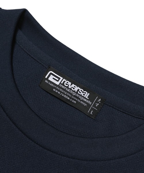 reversal.dogi.design.works（リバーサル・ドーギ・デザイン・ワークス）の「＜reversal/リバーサル＞Warfield DRY LONG MESH TEE（Tシャツ/カットソー・メンズ・ホワイト/ネイビー/ブラック・MEDIUM/X-LARGE/LARGE/XXX-LARGE/XX-LARGE/SMALL）」の13枚目の写真