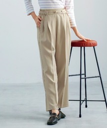 White Collection（ホワイトコレクション）の「【 サッシュベルト付 】センタープレス・タックワイドストレートパンツ（その他パンツ）」