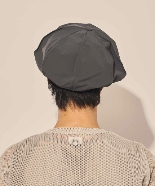 arth（アース）の「arth  Teck Fabric Tuck Cas / アース（キャスケット・メンズ・ベージュ/ダークグレー・60cm/58cm）」の7枚目の写真