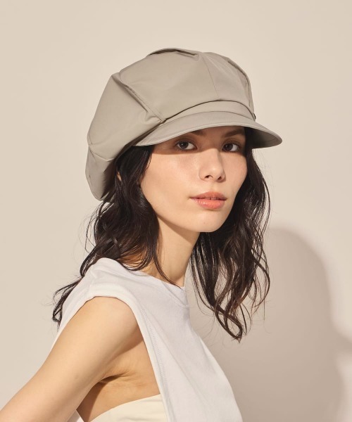 arth（アース）の「arth  Teck Fabric Tuck Cas / アース（キャスケット・メンズ・ベージュ/ダークグレー・60cm/58cm）」の19枚目の写真