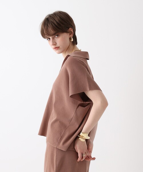 allureville（アルアバイル）の「ハイツイストソウバリスキッパープルオーバー（ニット/セーター・レディース・ベージュ/コーラル/ブラック・2）」の7枚目の写真