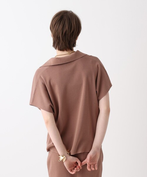 allureville（アルアバイル）の「ハイツイストソウバリスキッパープルオーバー（ニット/セーター・レディース・ベージュ/コーラル/ブラック・2）」の8枚目の写真
