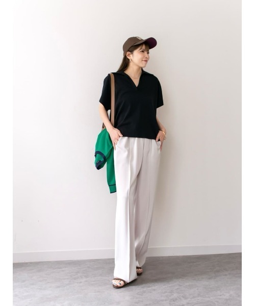 allureville（アルアバイル）の「ハイツイストソウバリスキッパープルオーバー（ニット/セーター・レディース・ベージュ/コーラル/ブラック・2）」の5枚目の写真
